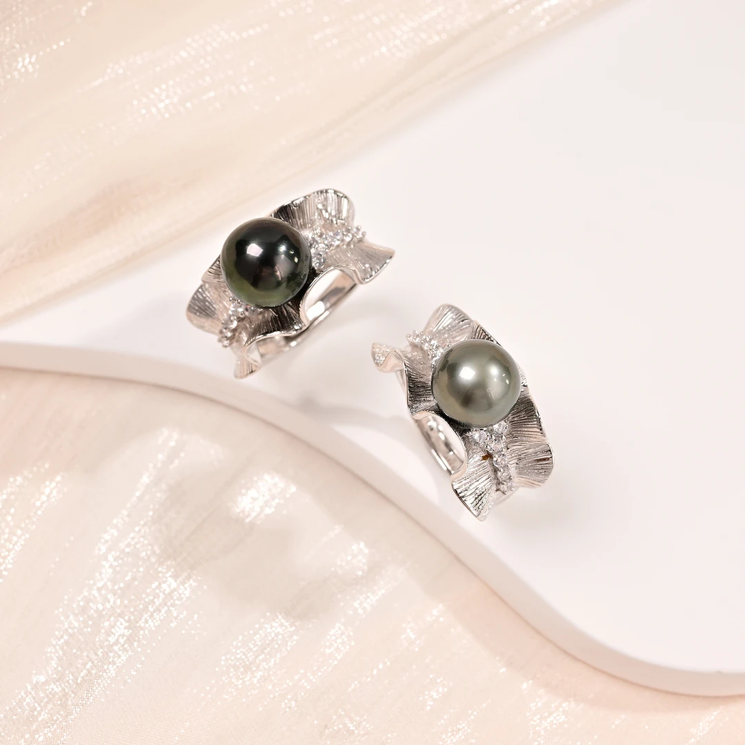 【云上叙】S925银海水珍珠戒指-多样性发一件-9mm-V54564-K（商城）