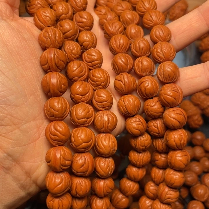 桃核手串龙纹桃核52