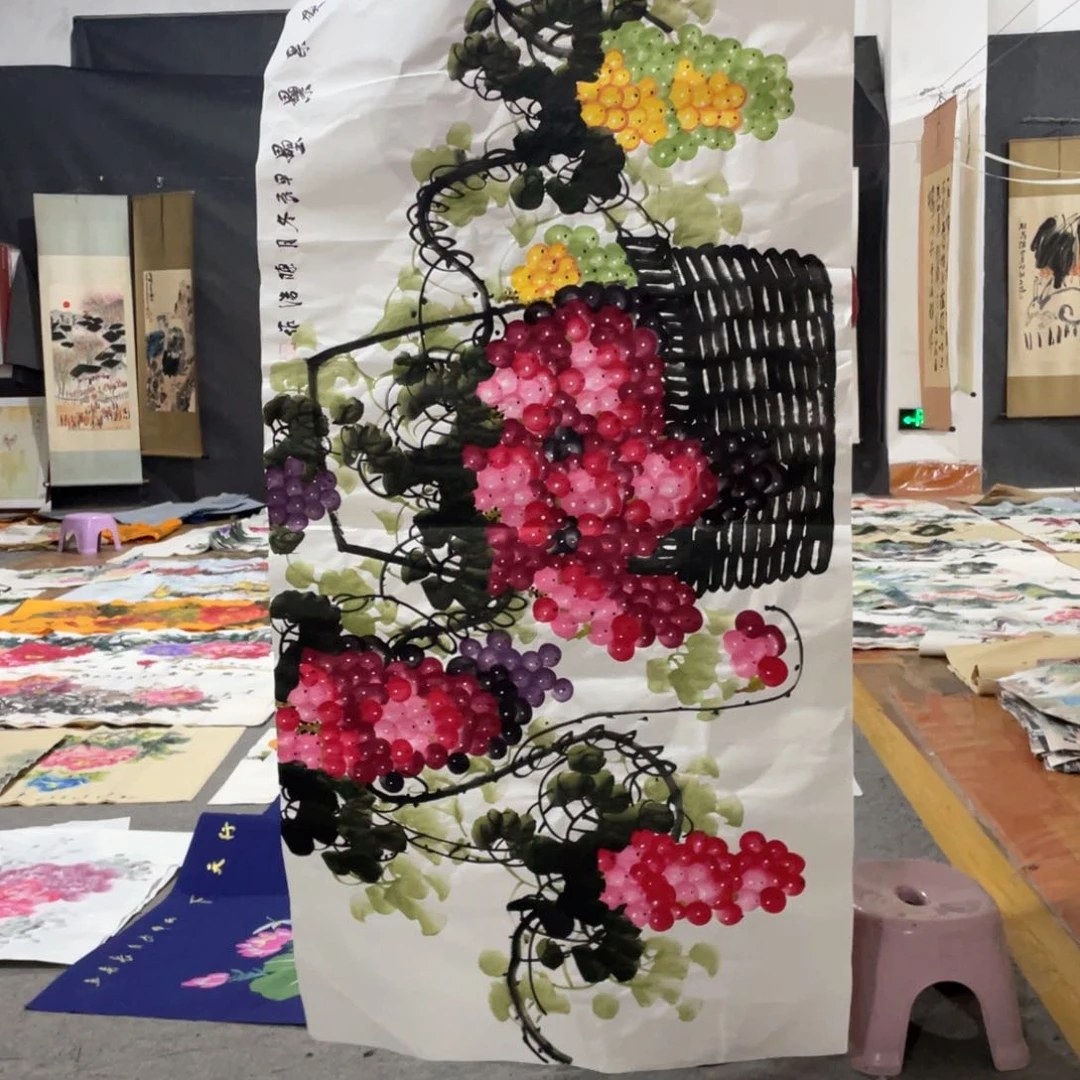 国画国画作品画心一张