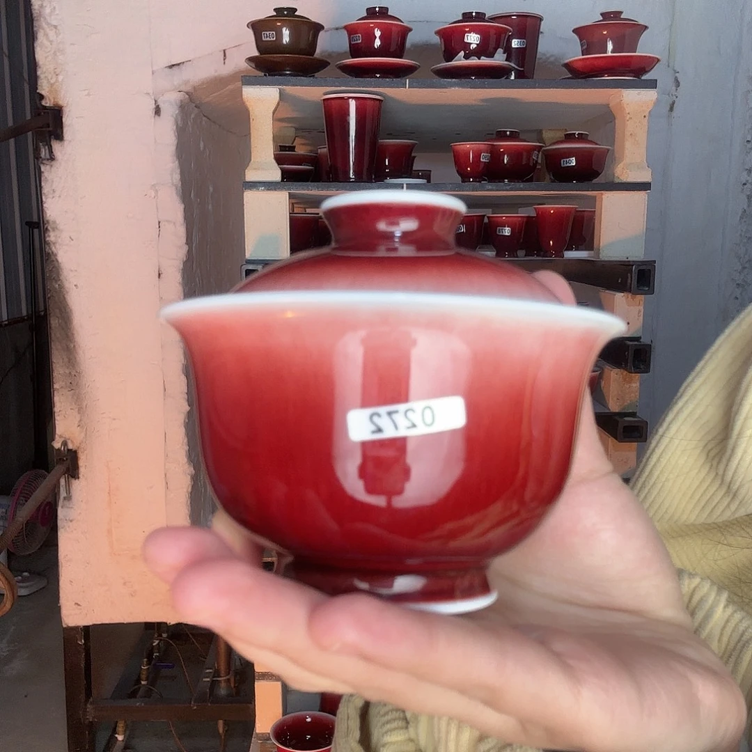 瓷片景德镇郎红陶瓷