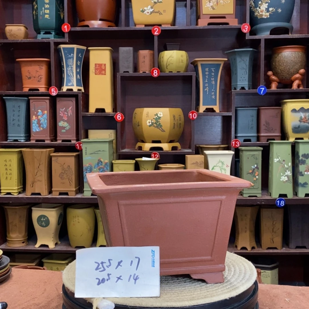 紫砂花盆紫砂作品