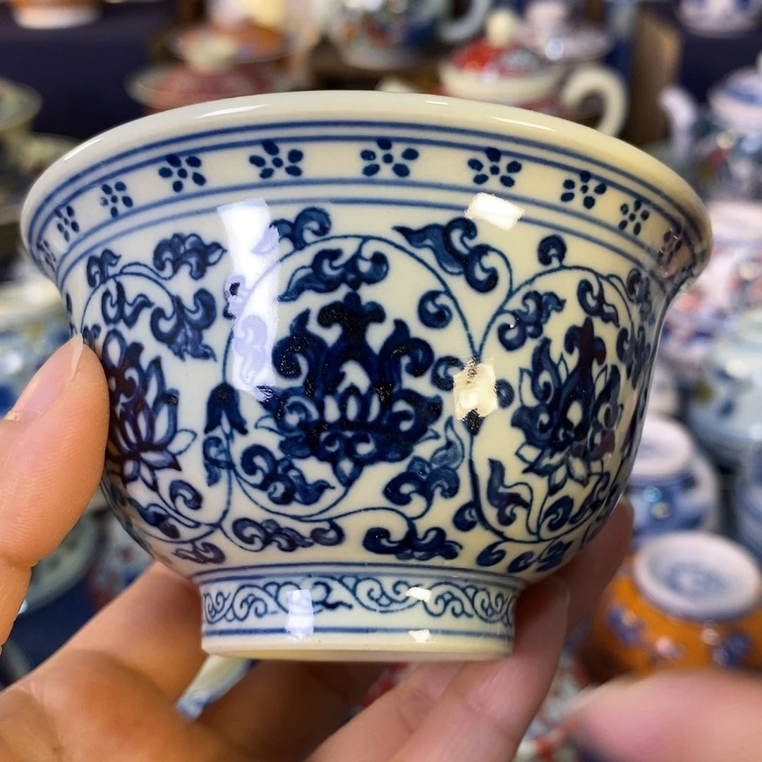 瓷片景德镇陶瓷茶杯1个