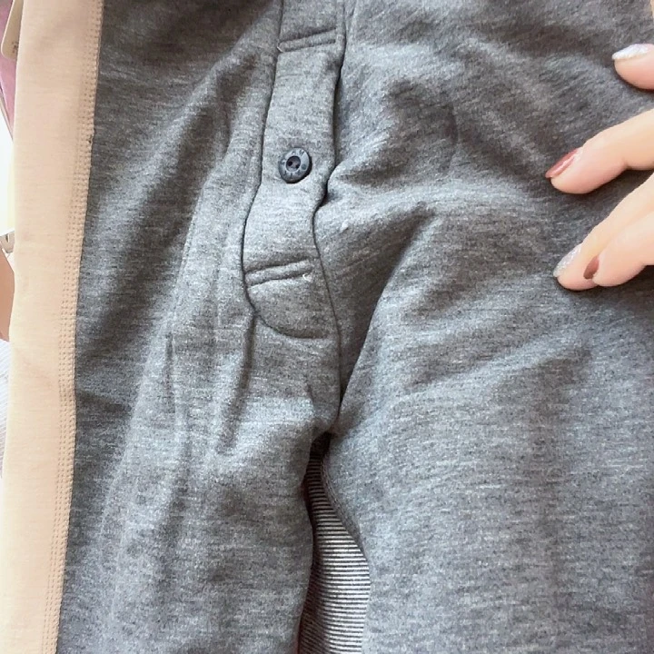 110灰色双层裤男宝