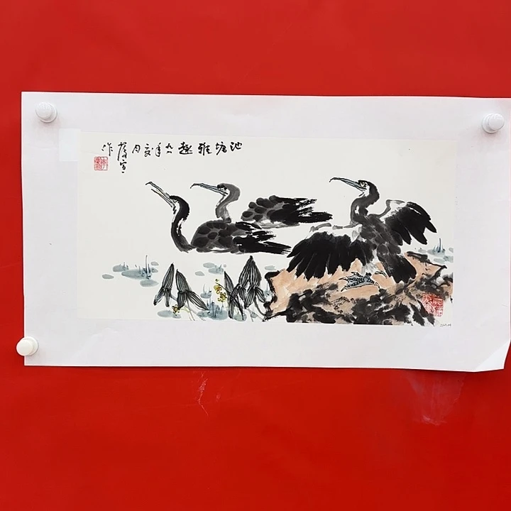 国画李庆宣老先生去伪存真原作