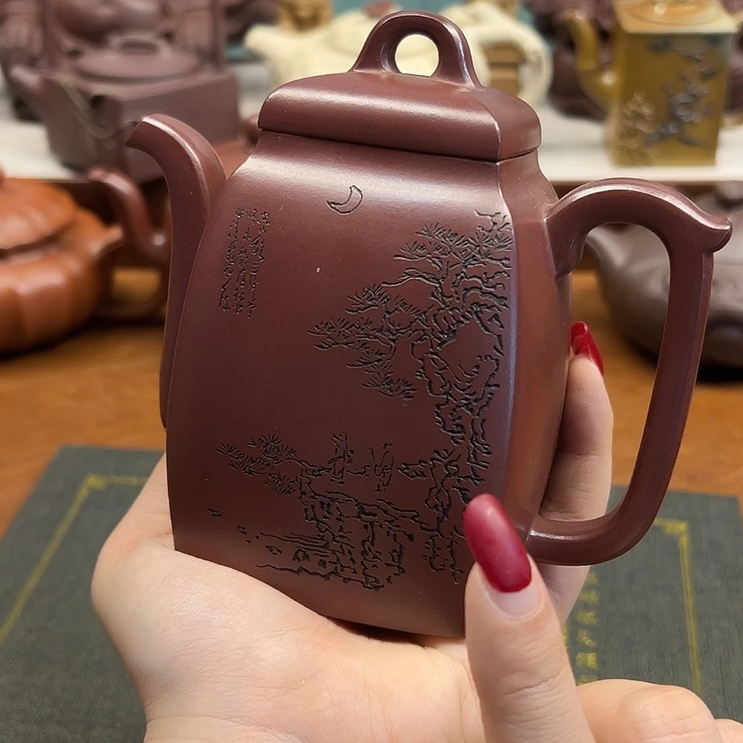 紫砂茶壶紫砂雕宠小器高品