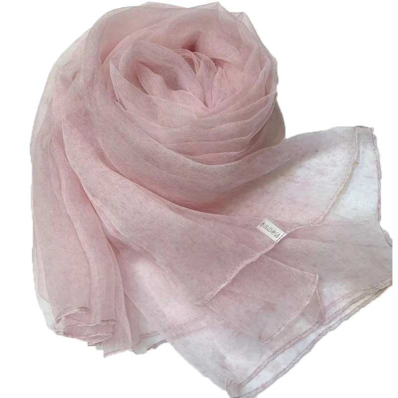 【艺术扎染】杭州桑蚕丝薄款丝巾时尚百搭女士围巾防晒披肩护颈围脖