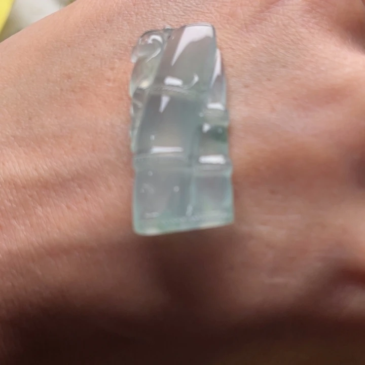 定制翡翠未镶嵌竹节