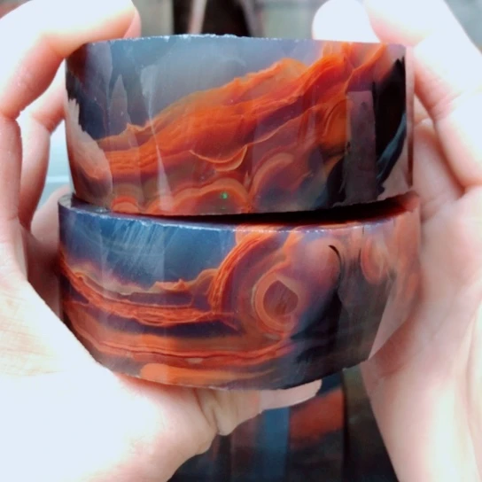 定制玛瑙素**藤天然玛瑙手镯定制