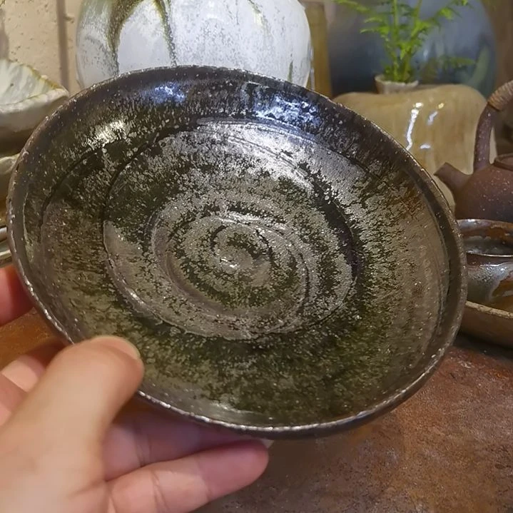 摆件手工高温原矿窑变特价不退不换