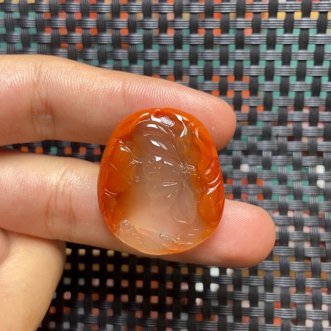 吊坠(不含链)未镶嵌南红玛瑙
