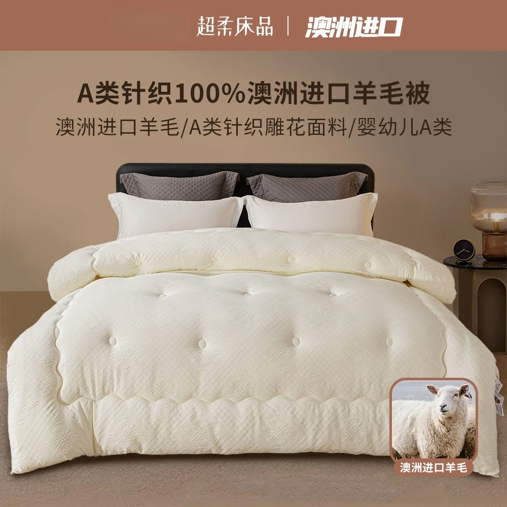 2025新款被子冬被秋冬加厚纯羊毛被正品冬季被芯冬天保暖专用双人