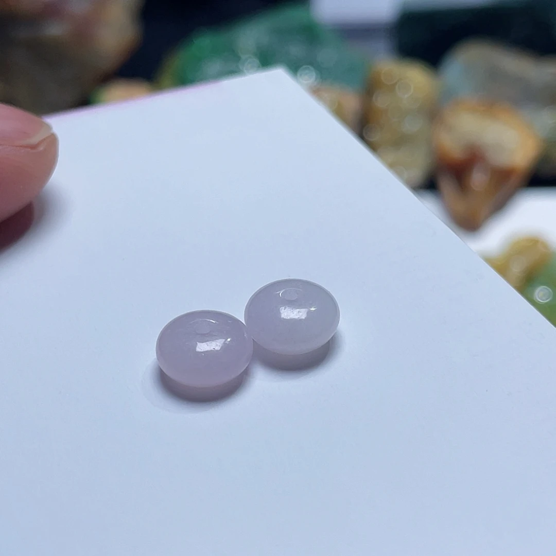 翡翠散珠天**儿缅甸天然A货翡翠