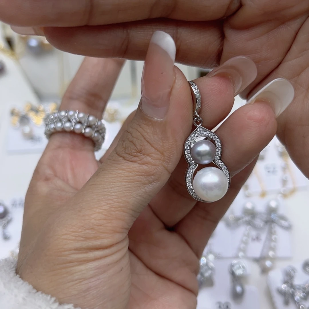 苗***～戒指淡水珍珠合金