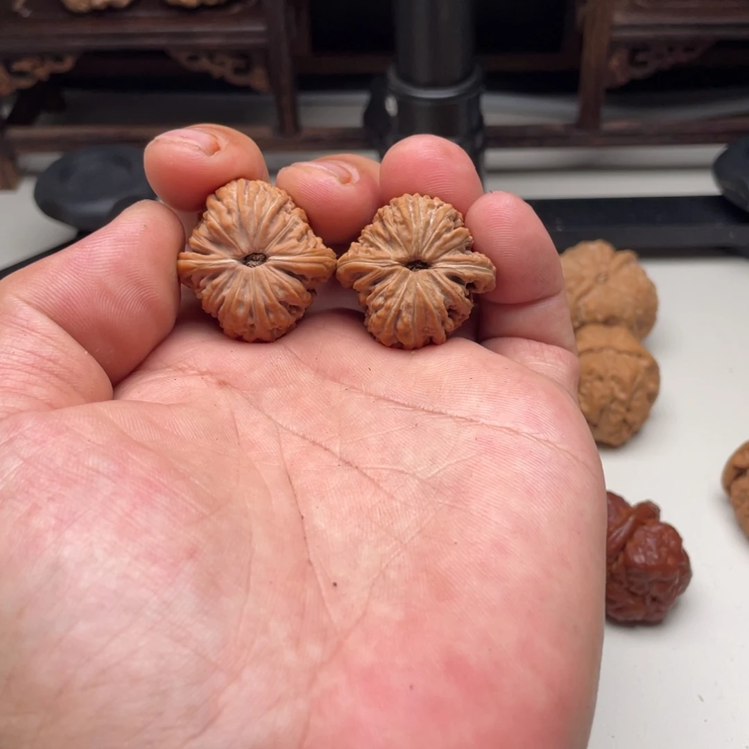把件文玩核桃西****木四座楼29