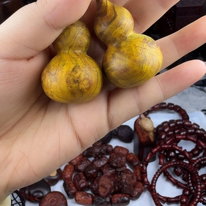 天***水檀香紫檀（小叶紫檀）高山黄芦小葫芦