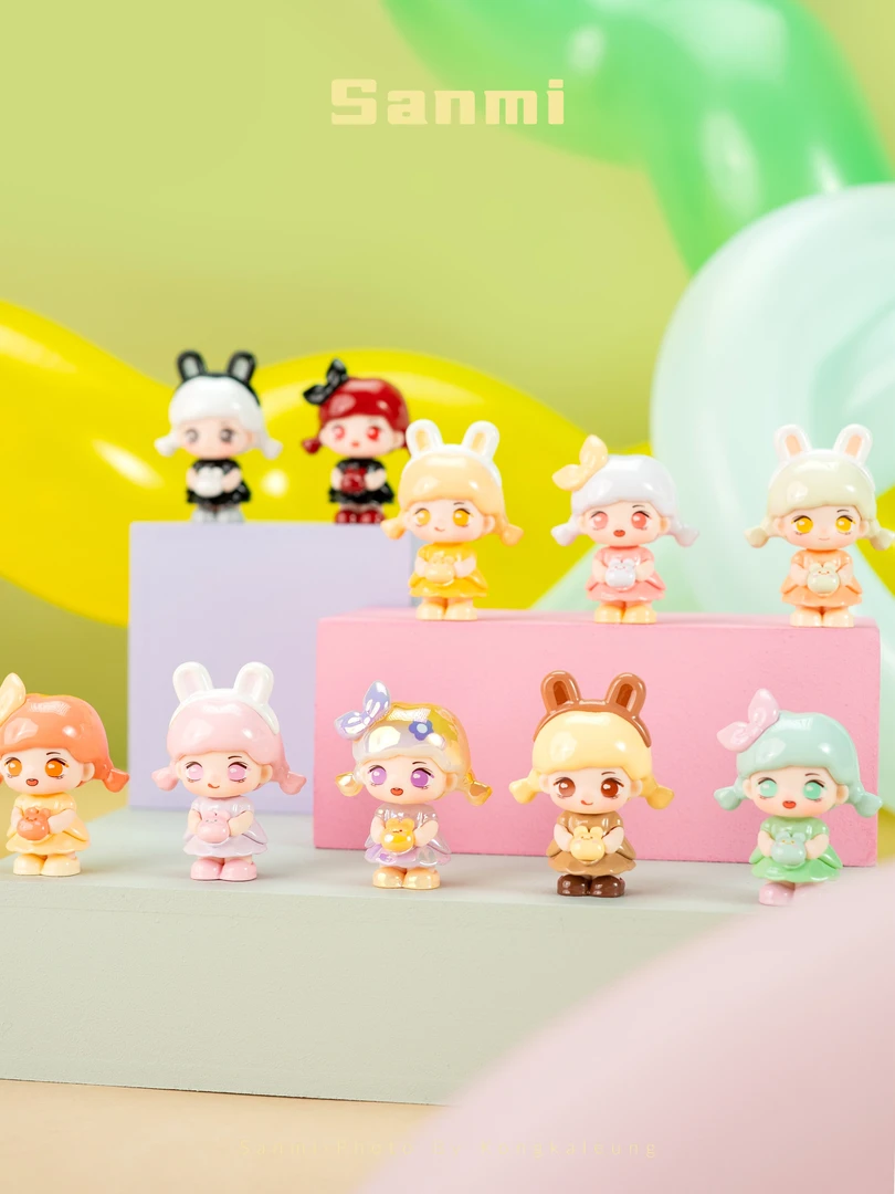 【拆盒】Sanmi三咪兔之梦想成真萌粒盲盒潮玩