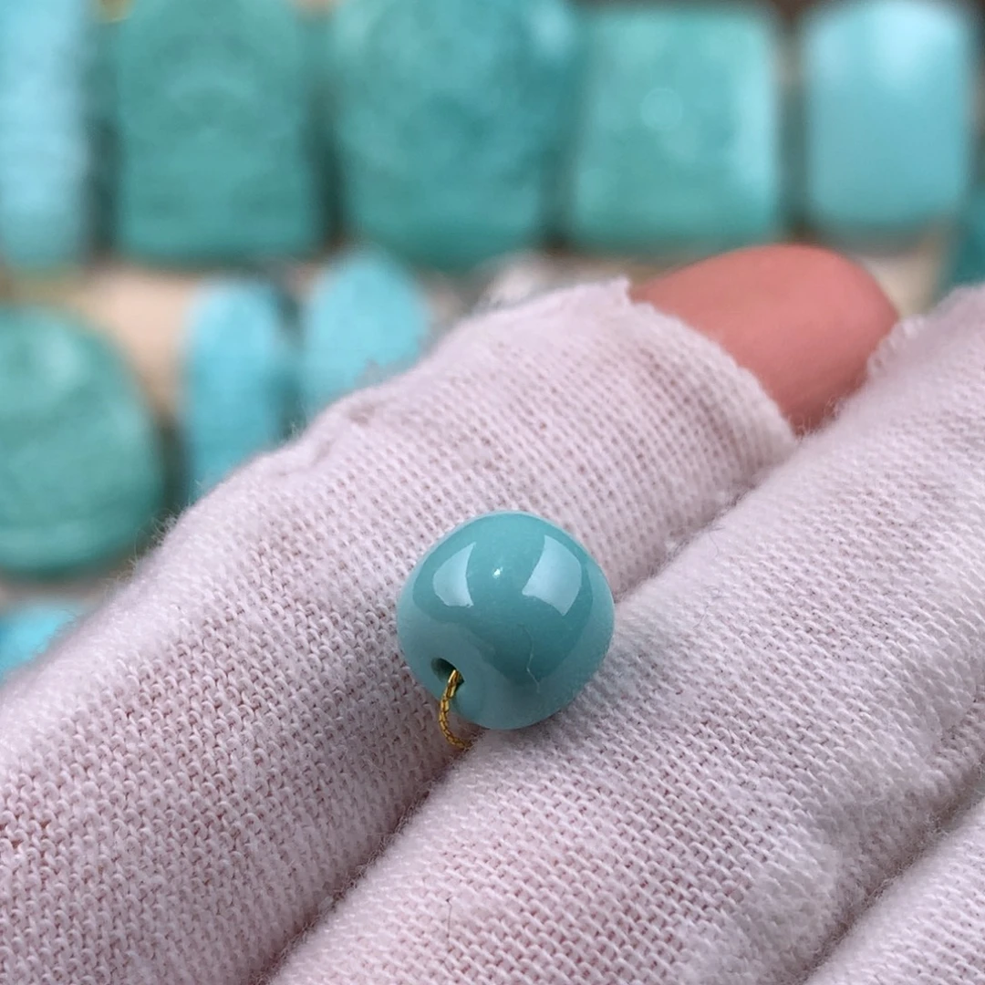 绿松石未镶嵌老型卡8.8
