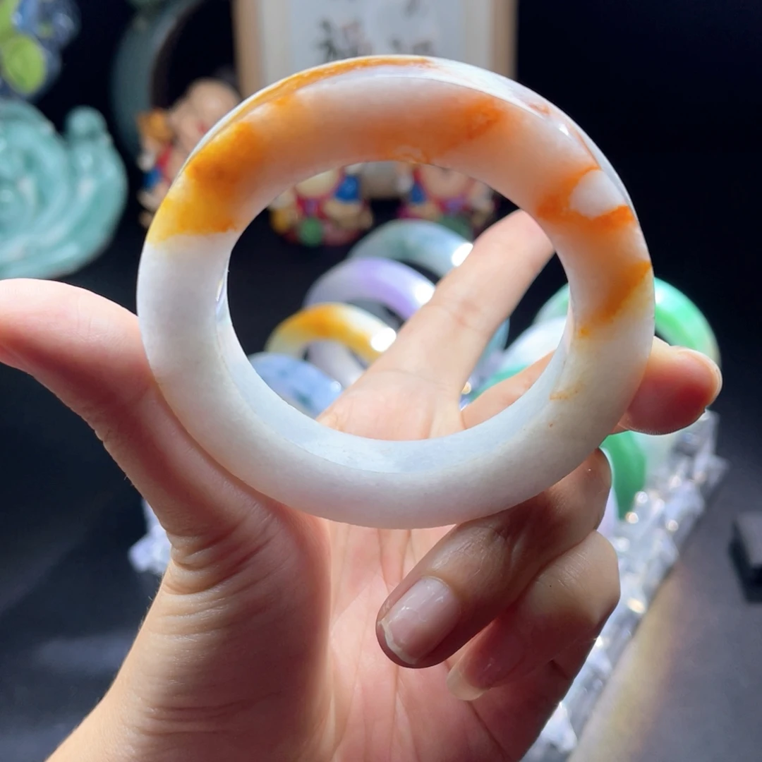 定制翡翠未镶嵌天然翡翠手镯定制