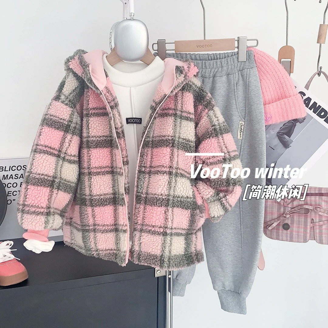 44m84408汉正街毛毛棉衣儿童女童男童