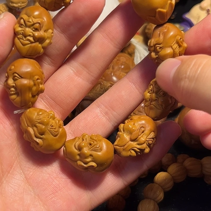 橄榄核手串/手链写实罗汉