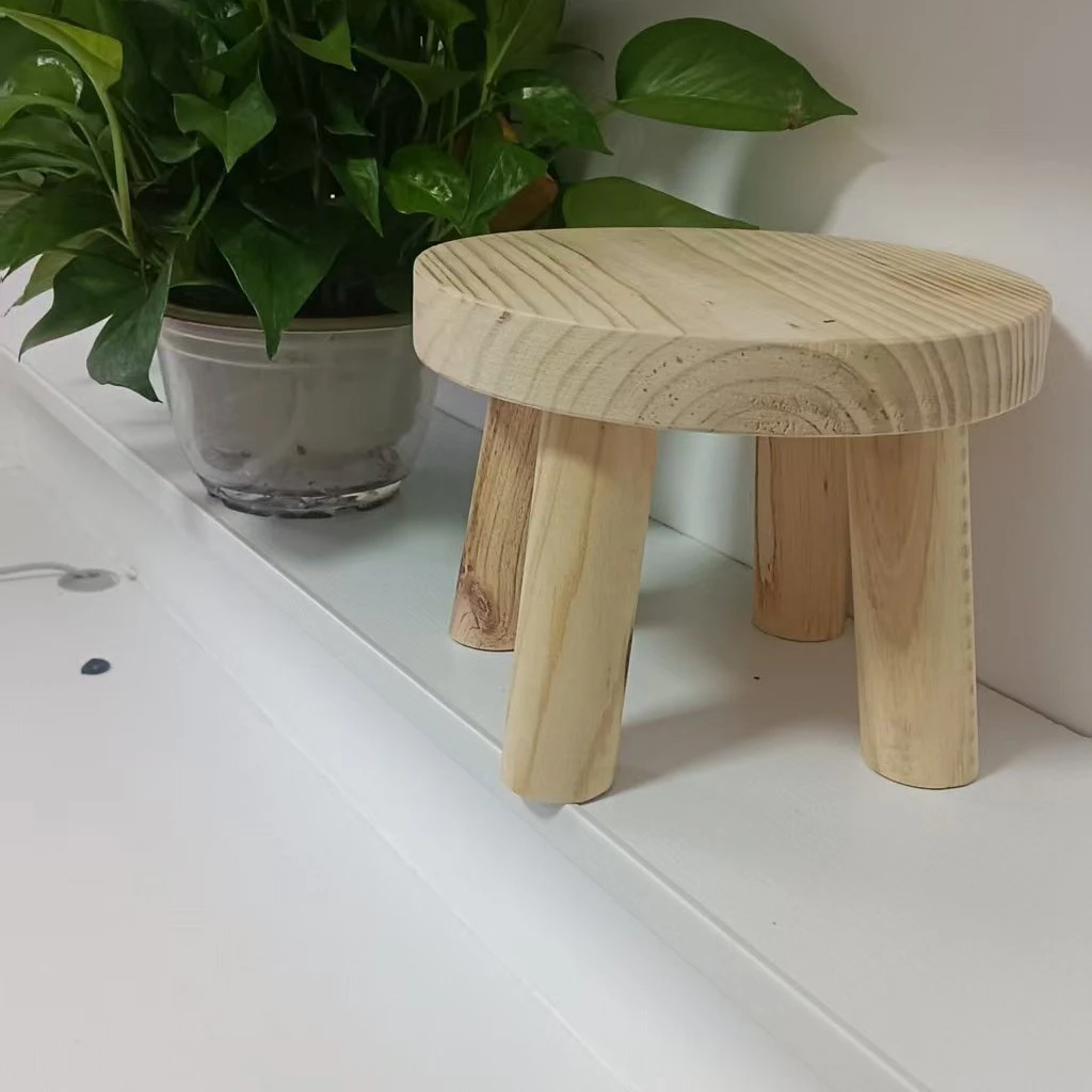 实木原木色换鞋凳椅子凳子木质木制板凳家用矮凳客厅