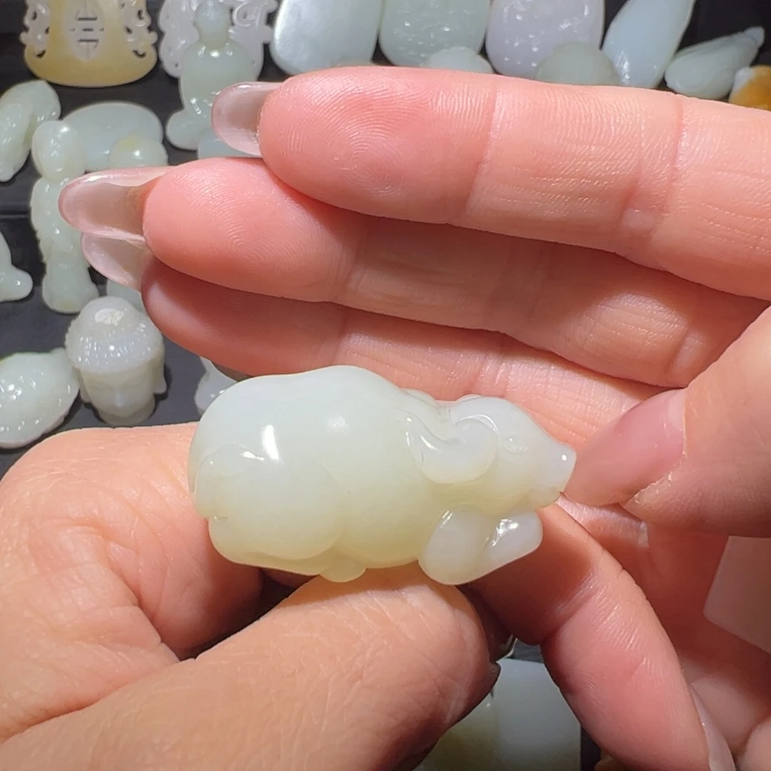 吊坠(不含链)未镶嵌和田玉星*