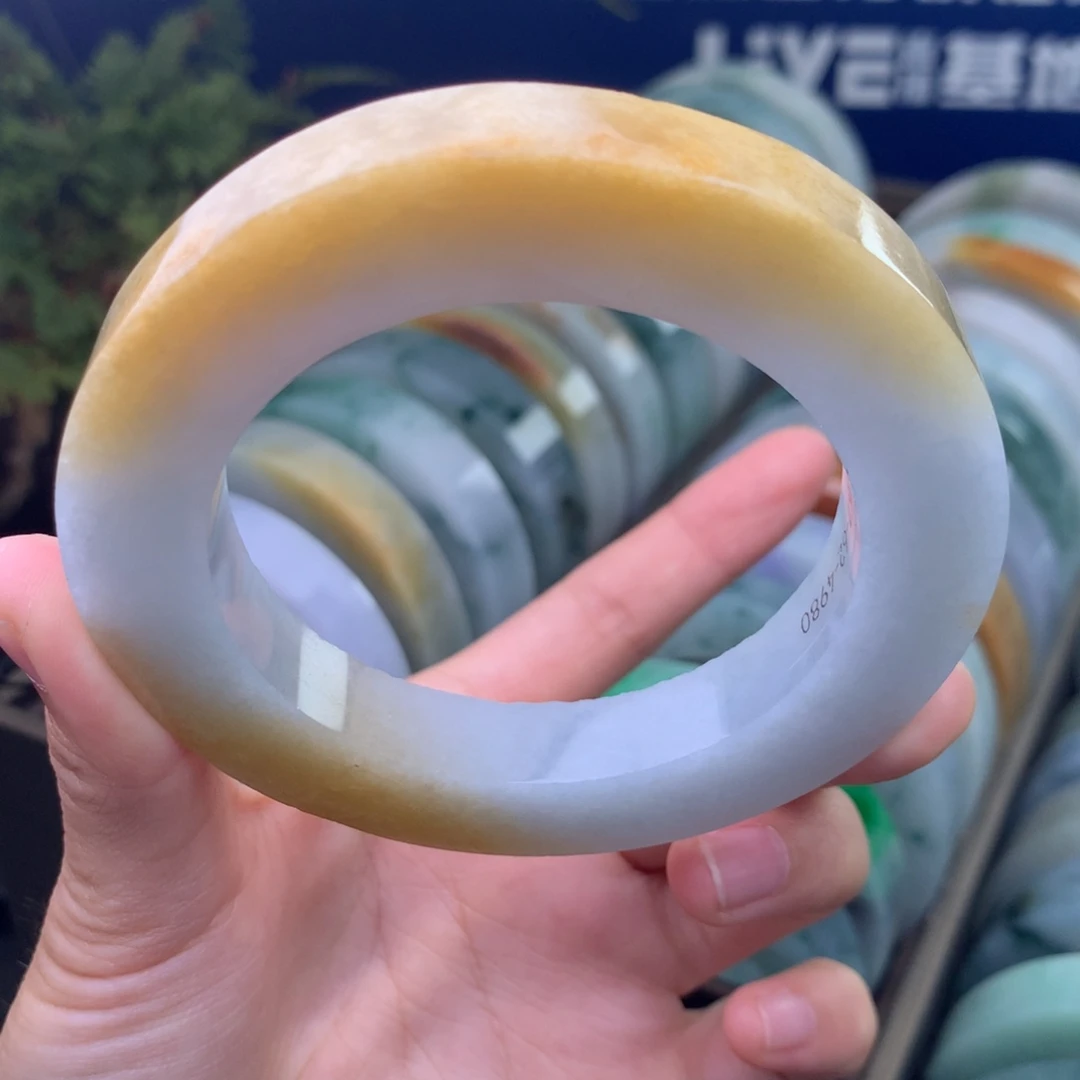 定制翡翠未镶嵌手镯定制不退不换