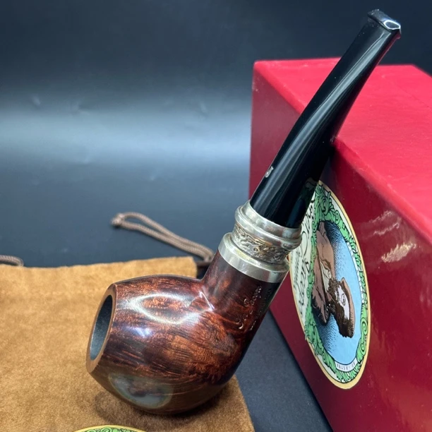 意大利雅克博L1直杆小苹果石楠斗烟斗烟具