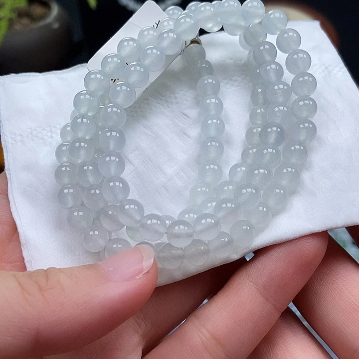 翡翠挂件未镶嵌清*翡翠珠串