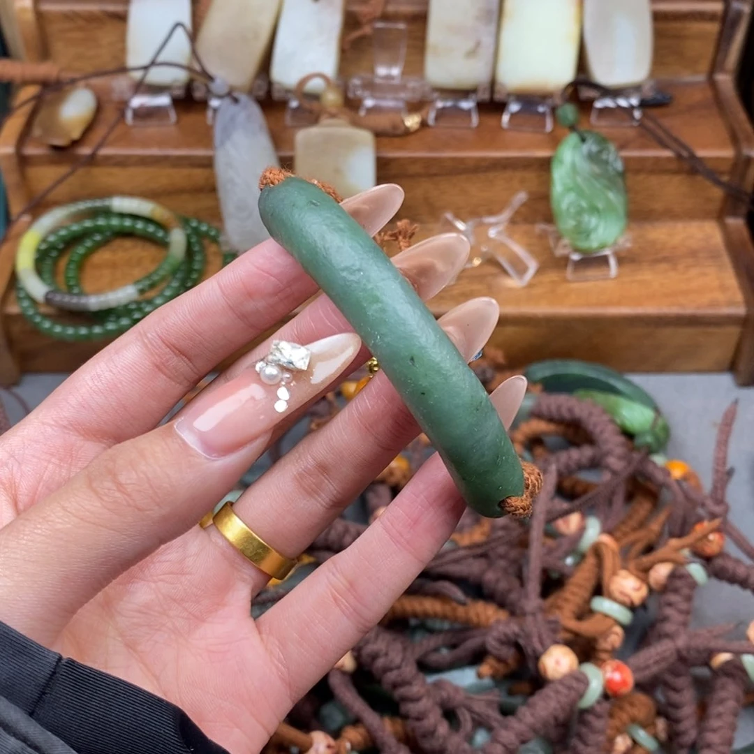 和田玉颈饰未镶嵌?*竹