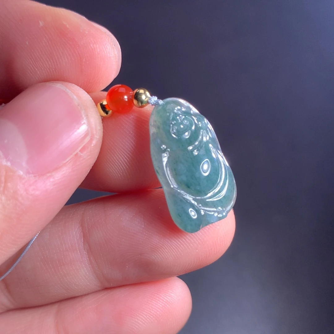 翡翠未镶嵌颈饰天然A货翡翠时尚气质女款吊坠挂坠