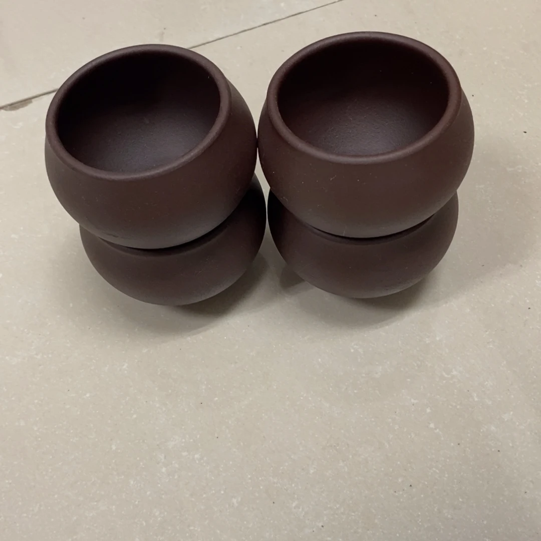 茶壶紫砂花泥主人杯130