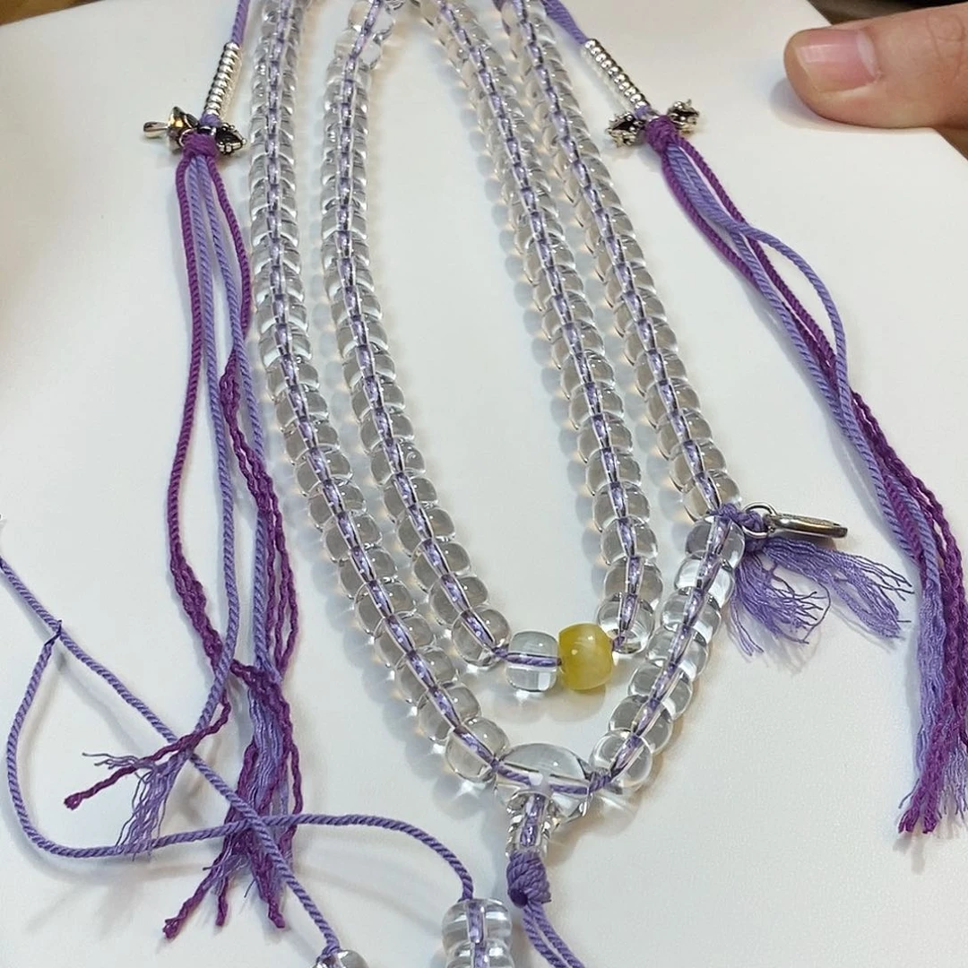 水晶手链未镶嵌原创设计108