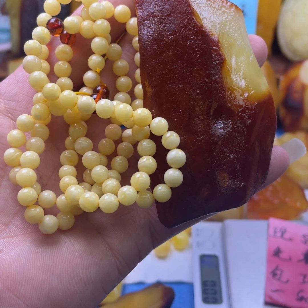 沉***香定制琥珀未镶嵌123456789