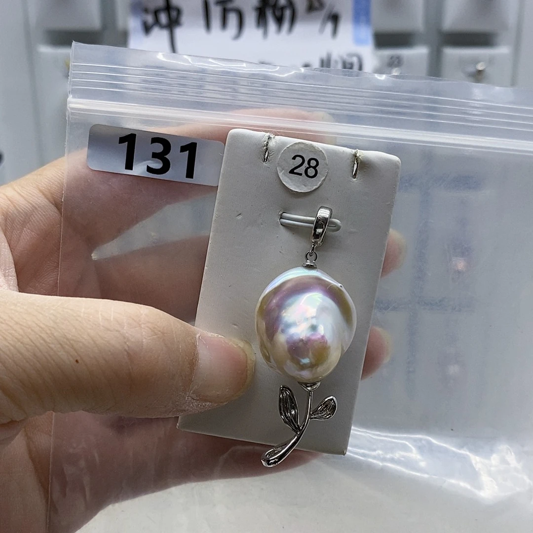 颈饰合金淡水珍珠