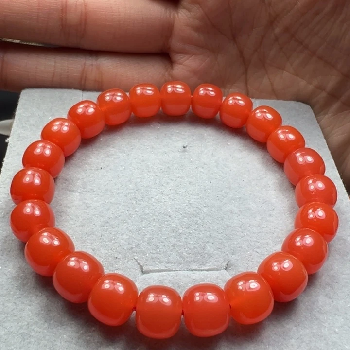 南红玛瑙未镶嵌手串