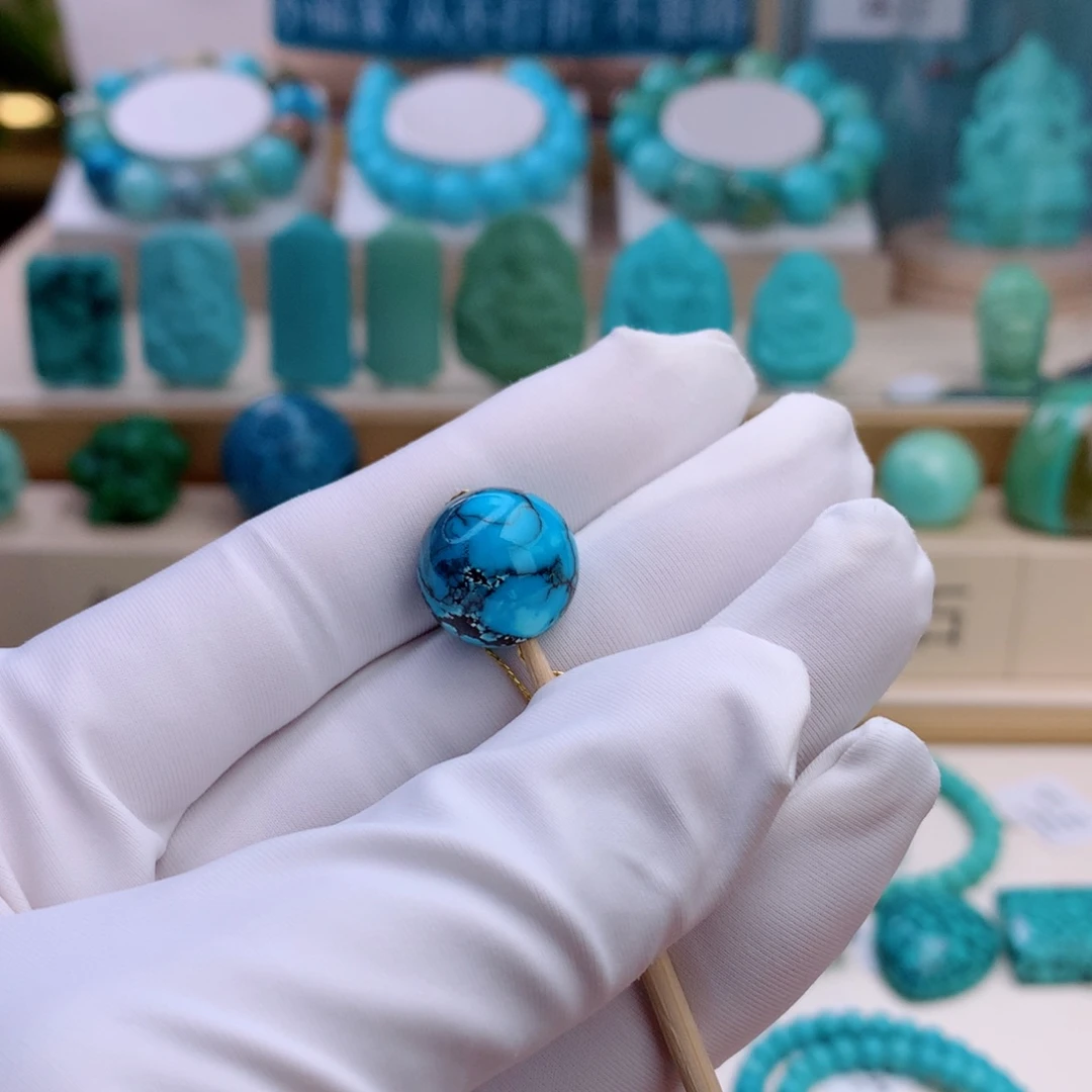 C***c绿松石未镶嵌挂件