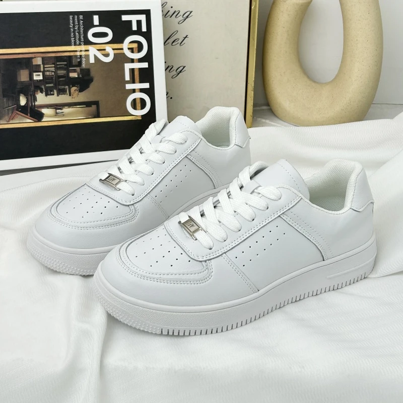 【超哥】春季新款真皮小白鞋女运动休闲鞋 668 -17