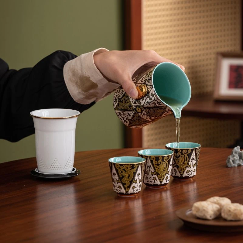 LR-金银错旅行茶具9139