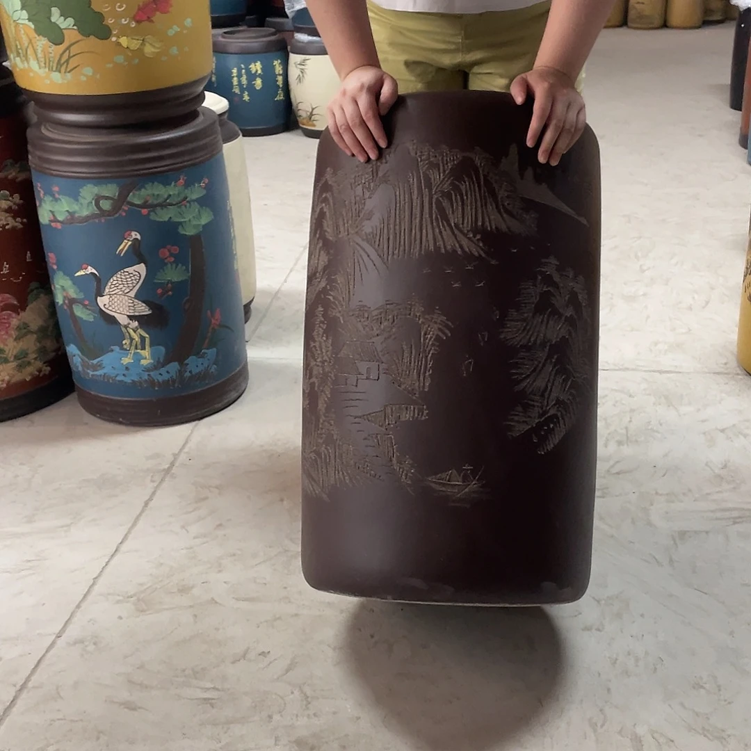 宜兴原矿紫砂茶叶罐