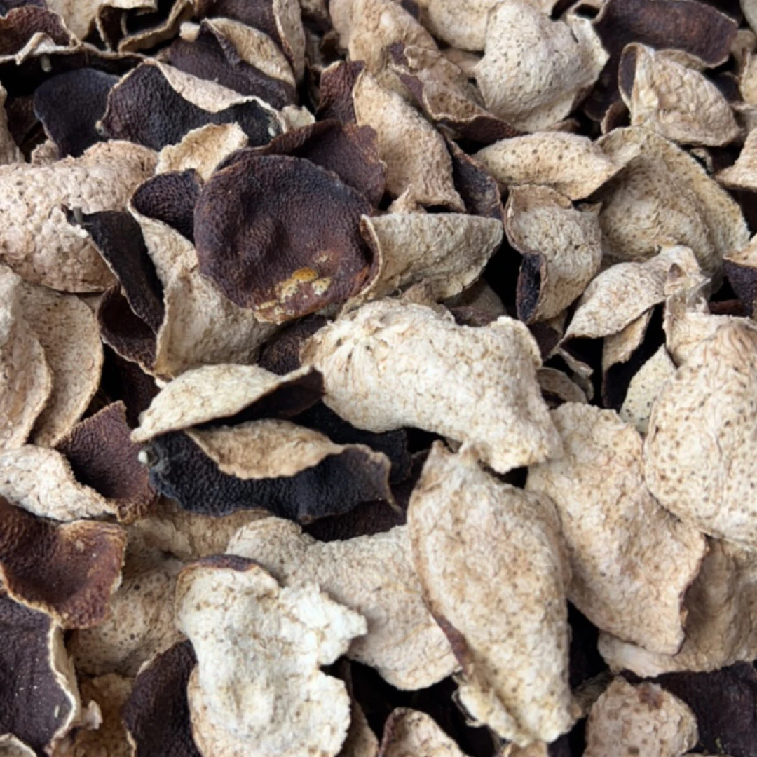 【口粮特价】2019东甲圈枝大红单片新会陈皮