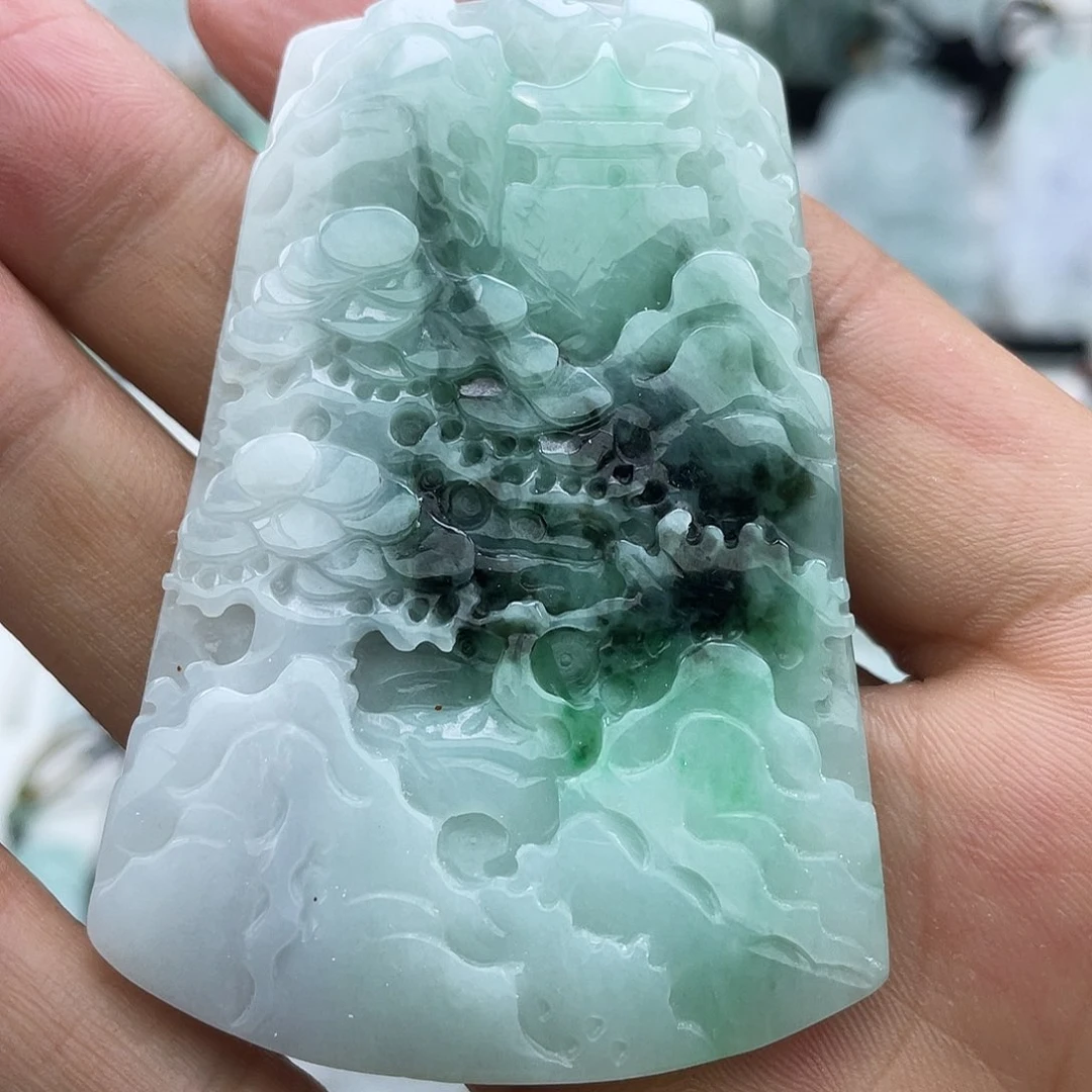 颈饰未镶嵌翡翠翡翠