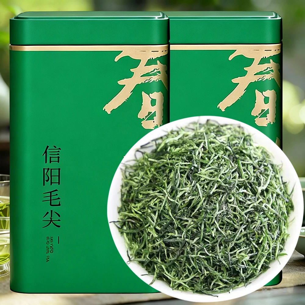 特级信阳毛尖茶叶绿茶2025新茶春茶正宗河南高山小芽一芽一叶送礼