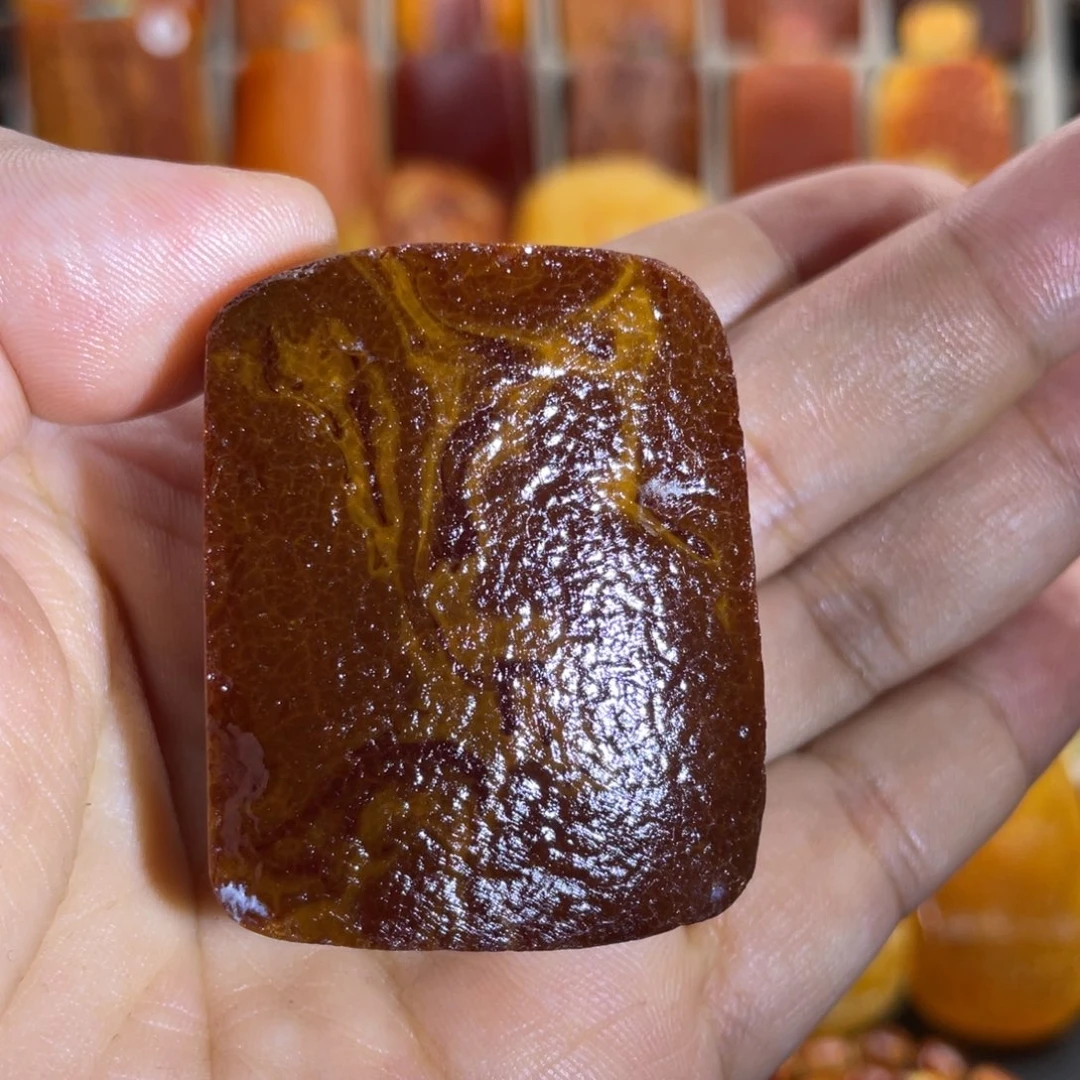 定制琥珀未镶嵌定制款天然琥珀蜜蜡