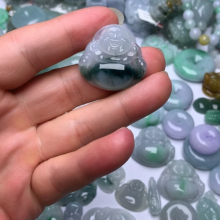 翡翠未镶嵌颈饰天然翡翠