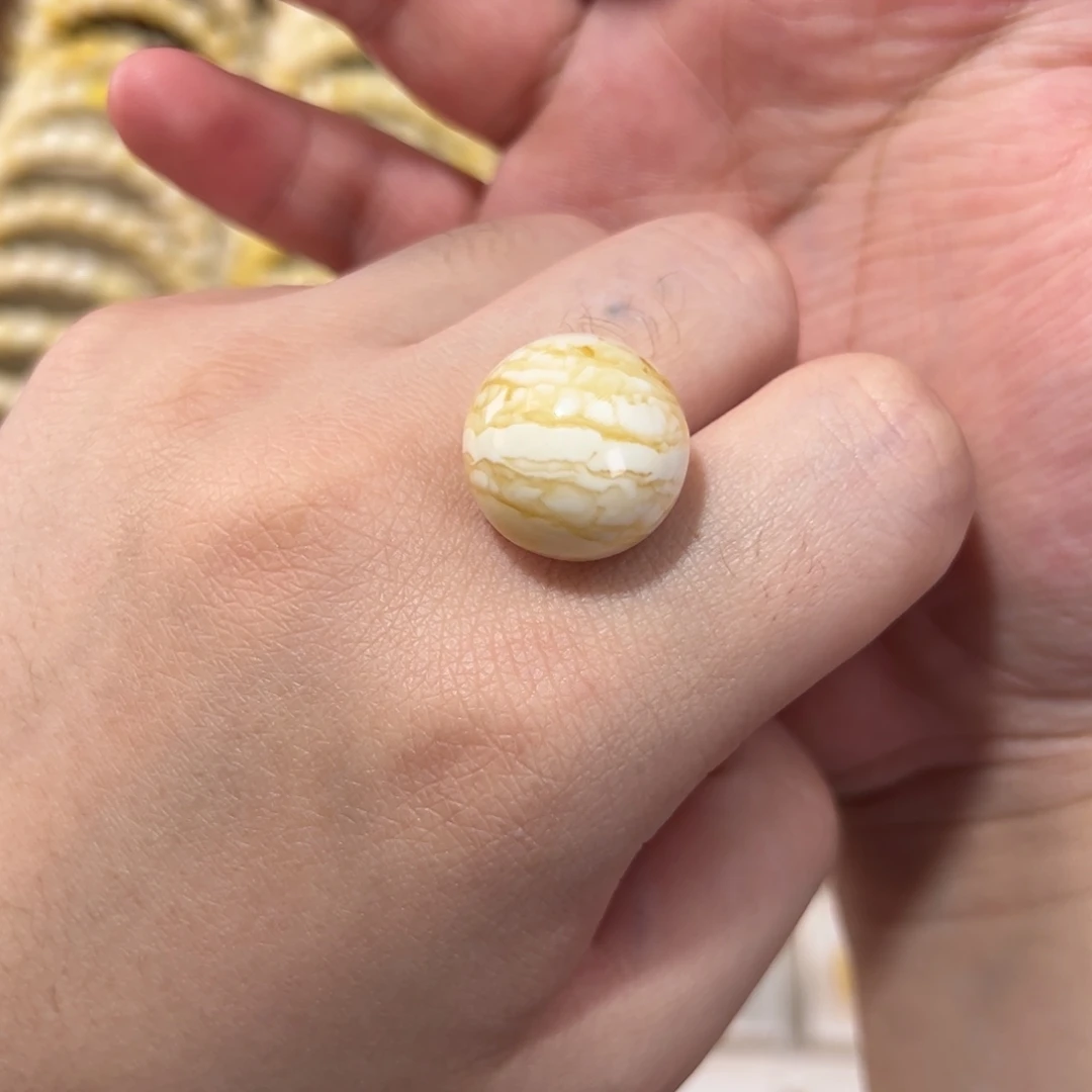 叁***柒琥珀未镶嵌手串18m