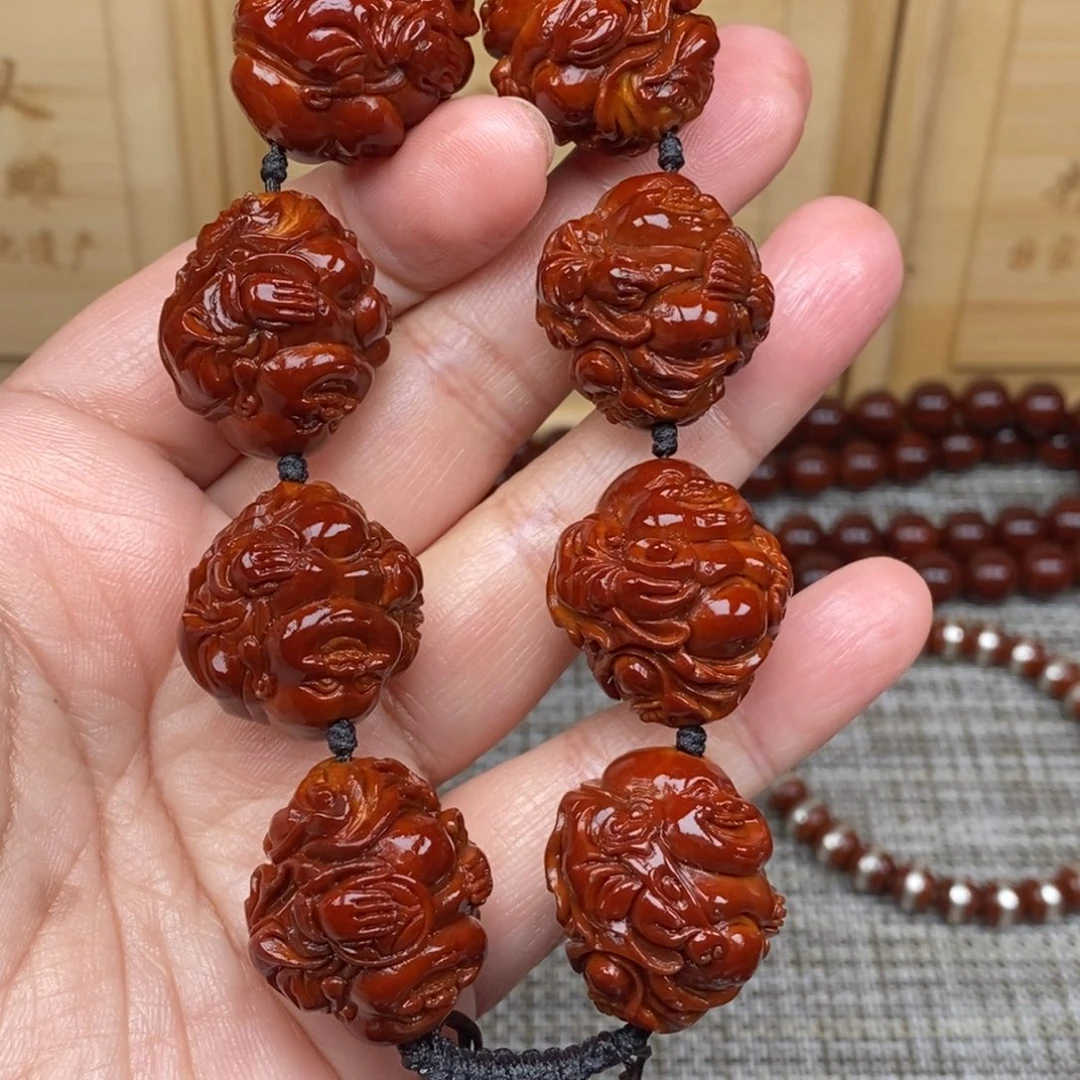 橄榄核吊坠弥勒23