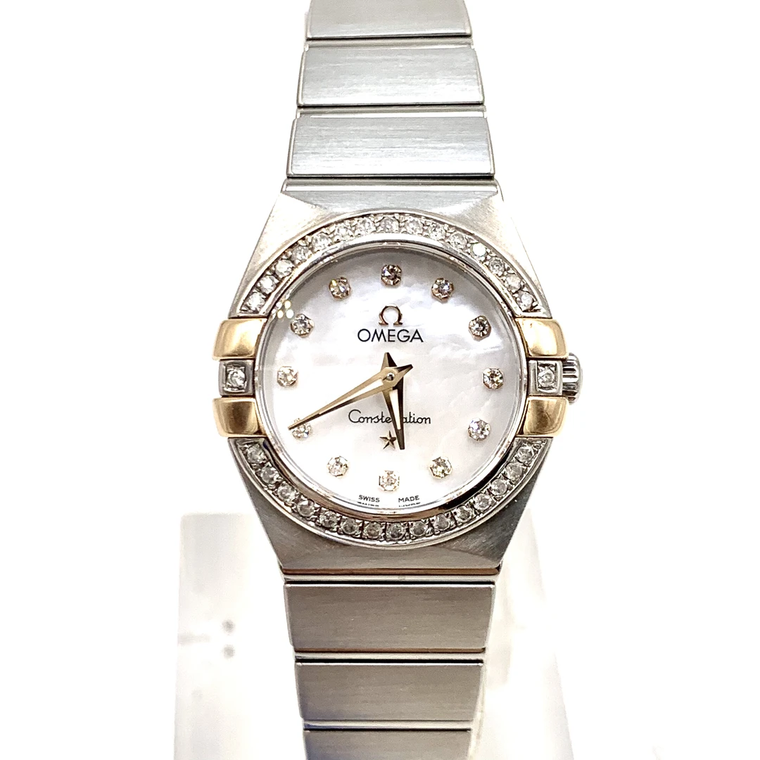 99新 Omega/欧米茄 四代星座/精钢/表径24mm/女表