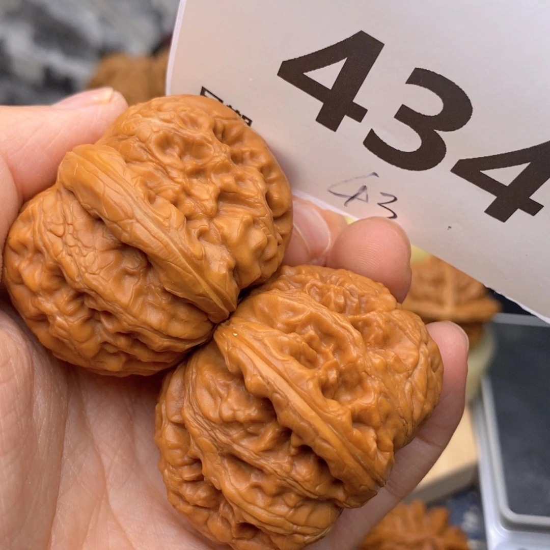 文玩核桃把件434号43元宝