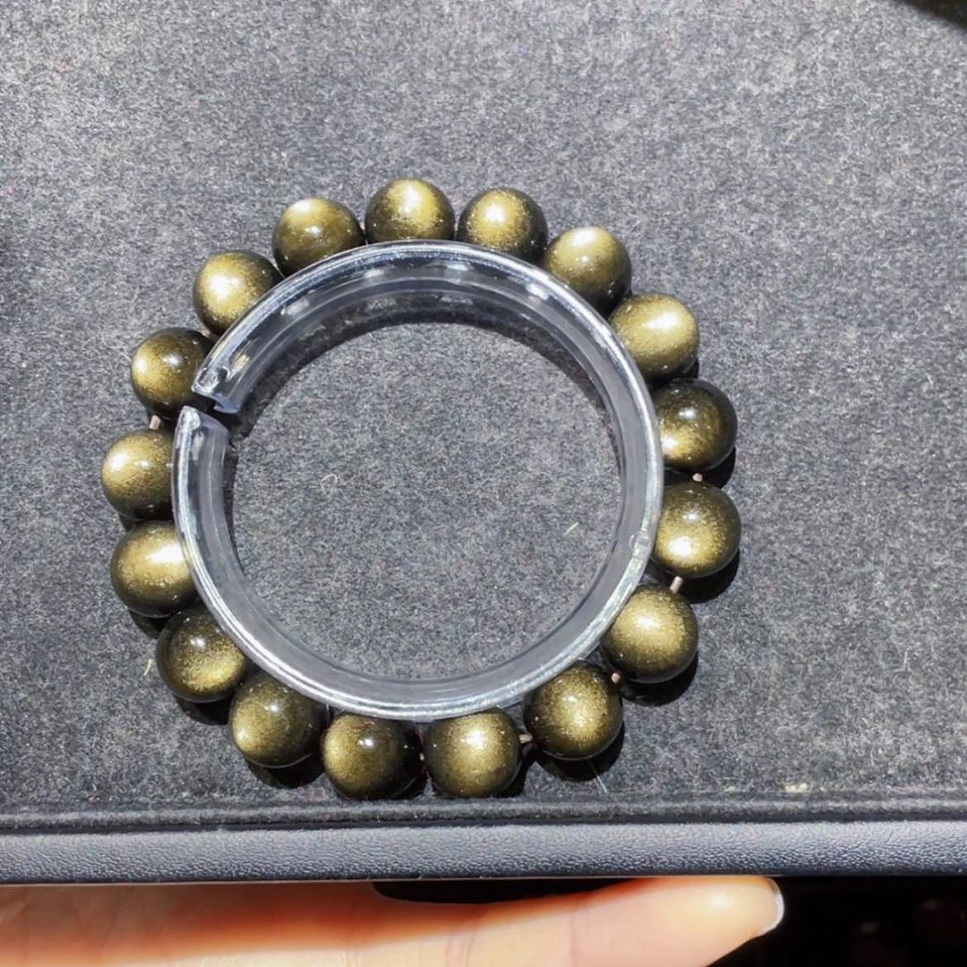 【闪购商品】黑曜岩手链未镶嵌小**?